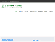Tablet Screenshot of chemcleanservices.com